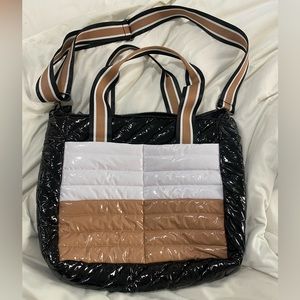 Think Royln Patent Tote Bag